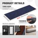 Cat Scratch Couch Furniture Protector, Adhesive Cat Scratch Pad Deterrent for Furniture, DIY Climbing Cat Scratcher Couch Protector from Cat Claws Scratching for Indoor (Navy,78.7x15.8In)