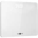 550lb Scale for Body Weight with Ultra-Wide Platform and Large LED Bezel-Less Display, Accurate High Precision Digital Bathroom Scale with Extra-High Capacity (Silver)