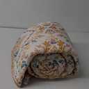 Bedsure Boho Quilt King - Reversible Orange Bohemian Quilt Bedding Lightweight Microfiber Bedspread, Damask Patterned Coverlet for All Seasons (106"x96")