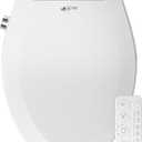 LEIVI Electric Bidet Toilet Seat with Auto Open & Close Lid, Digital LED Display, Heated Seat, Night Light, Bidet with Warm Water and Dryer, Elongated