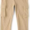The Children's Place Boys' Active Sueded Rib Cargo Jogger Pants, Large 