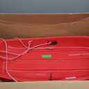 Slippery Racer Downhill Sprinter Flexible Kids Toddler Plastic Cold-Resistant Toboggan Snow Sled with Pull Rope and Handles -35 Inch (RED, 3 Pack)