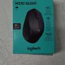 Logitech M330 SILENT Wireless Mouse, 2.4GHz with USB Receiver, Optical Tracking, Quiet & Lightweight, Long Battery Life, for PC, Mac, Laptop, Chromebook - Black