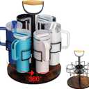 Stanley 40 oz Cup Organizer with Handle,360Rotatable Tumbler Cup Holder, Kitchen Water Bottle Storage Rack, Kitchen Storage Organizer, Stanley Cup Accessories