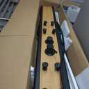 Rainfall Shower Panel Shower Tower System Bamboo Wood and Stainless Steel with 8 Body Jets Massage and Adjustable Round Shower Head Handheld Wand Shower Column Wall Mount