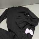 MANGOPOP Bell Sleeve Mock Neck Long Sleeve Bodysuit for Going Out Tops for Women, (Medium, Black)