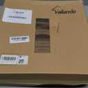 Vailando 6-Shelf Hanging Closet Organizer with 3 Drawers, 2 Separable 3-Shelf Closet Organizers and Storage for Wardrobe Organization, Hanging Dresser for Nursury & Dorm Clothes Organizer (Silver Gray)