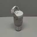 STANLEY IceFlow 2.0 Flip Straw Tumbler with Handle 14 oz | Twist On Lid and Flip Up Straw | Leakproof Water Bottle | Insulated Stainless Steel | BPA-Free | Ash