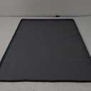 Under Sink Mat, 34" x 22" Waterproof Silicone Under Sink Tray for Kitchen & Laundry Cabinets, Kitchen Cabinet Shelf Protector, Up to 3.3 Gallons Liquid, Fits 36 inch Standard Cabinet(Grey)