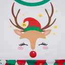 MOUSYA Women Dress Shirt Christmas Long Sleeve Tops Santa Printed Pullover Loose Plus Size T-Shirt Blouse with Pockets (XL)