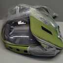 Cat Backpack Carrier, Breathable Cat Carrier Large Space Bubble Pet Backpack for Kitty Small Dog up to 15lbs, Transparent & Foldable Pet Carrier for Travel Hiking (Green)