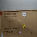 INJOPEXI Decorative Garden Fence 12 Panels 26ft(L)36in(H) Metal Garden Fences with 11 Panels + 1 Gate, Animal Barrier Rabbit Fence Rustproof Wire Temporary Dog Fencing Outdoor for Backyard Lawn