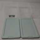 Sterilite 2-Pack Stackable Storage Bin with Lid, Clear Plastic Design, 6 Quart