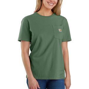 Carhartt Women's Iconic WK87 Pocket T-Shirt Closeout 8