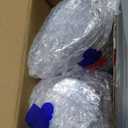 JOLLY CHEF 100 Pack 9 oz Blue Plastic Cups, Disposable Cups Tumblers, Elegant Blue Glitter Party Glasses for Wedding, Thanksgiving Day, Christmas Halloween