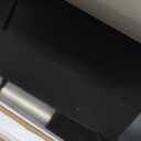 Clikuutory Black Wall Mounted High Gloss Folding Table 23.6" L x 15.7" W, Laundry Folding Table for Laundry Room, Home Office, Kitchen, Bedroom, Home Bar, Wall Desk Fold Down for Small Spaces