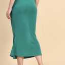 TRENDMALLS Spandex Saree Shapewear Petticoat for Women, Cotton Blended, Skirts for Women, Shape wear Dress (Green, S)
