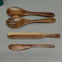 Wooden Spurtle Set, Spurtle Spatula, 8-Pcs Natural Acacia Wood Cooking Tools  Wooden Kitchen Utensils Set with Smooth Finish Comfort Grip, Nonstick Safe Non-Toxic Wood Cooking Spoons by HOWHONG