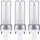 LB4000 Bulb 3 Pieces Light Replacement 5 W Bulb Compatible with Germguardian LB4000 Air Purifier Models AC4300BPTCA, AC4825, AC4850, AC4850PT, AC4900, AC4900CA, AC5300B, AC5350B, AC5350