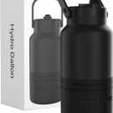 Insulated Water Bottle 64 oz / 1.89 L with Straw | Stainless Steel, Leak-Proof, BPA-Free | Keeps Drinks Cold | Ideal for Gym, 75 Hard, Office, Camping, Outdoor Use