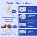 Condom Catheters for Elderly Men Age 80, External Catheter for Men Set Overnight-24Pcs Latex Condoms,750ml & 1000ml Leg Bags for Days, 1500ml & 2000ml Urine Bags for Night, Quick and Easy Drainage (25mm)