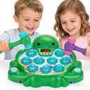 Veoasis Interactive Whack A Octopus Game for Ages 2-4,Educational Toddlers Toys for 2 3 4 5 6 Year Old Boys Girls, Green, Digital Display, Silent Mode,Multiple Difficulty Levels Fun Birthday Gifts