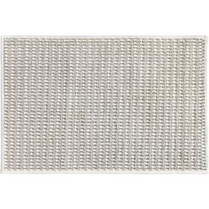 Artoid Mode Beige and Grey Machine Washable Non Slip Doormat,Soft Absorbent and Stain Resistant Kitchen Rugs for Sink Hallway Bathroom and Laundry 24x36 Inch