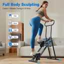 HXD-ERGO Stair Stepper for Home, New Version 6 Adjustable Resistance Vertical Climber Cardio Exercise Machine, Folding Stair Climber for Full Body Workout with Adjustable Handlebar