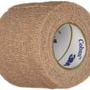 3M Coban Self-Adherent Wrap, Self Adherent Wrap Used to Secure Dressings and Other Devices, Compress or Protect Wound Sites and Immobilize Injuries, Tan, 2" x 5 yds, Each (1 Count (Pack of 1))