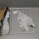 Umbra Estique Over The Door Coat Rack & Multi-Use Organizer, For Coats, Bags, Hats & More, White/Natural (Large)