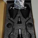 FASTMOMENT Motorcycle Mirrors for Handlebars Motorcycle Mirrors with CNC Cutting Bar End Mirrors Fit for Most Motorcycle Street Bike Scooter Cruiser with Standard 7/ 8" Handlebars (White Lenses)