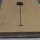 Brightech Caden LED Floor Lamp - Tall Standing Lamp with Swing Arm for Living Rooms & Offices - Industrial Bronze