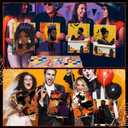 Zhanmai 20 Pack Pre Drawn Canvas for Painting Drawn Canvas Paint Kit Pre Printed Canvases for Sip and Paint Party Favor DIY Virtual Party Birthday Gifts Adult's Date Night(Witch Couple)