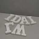 6 Pcs Diwali Light up Letters 6.3 Inch Battery Powered Letter Sign Diwali Decor for Home Mandir Table Decoration Items Marquee Night Lights Indian Hindu Pooja Room Light for Puja Party Festival Gifts