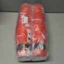 50Pcs Christmas Santa Plastic Cups, 16 oz Santa Belt Design Red Black White Disposable Drinking Cup Xmas Holiday Party Drinkware Table Decor for Xmas Winter Party Beverage Drink Supplies