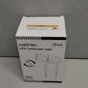 HIBOITEC 12W Christmas Spotlight Outdoor with Remote Plug Timer Color Changing 120V Landscape Lighting Waterproof Dimmable LED Spot Light for Yard Christmas Outside House Garden Tree Decoration 2Pack