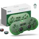 8Bitdo SN30 Pro Wireless Bluetooth Controller (Hall Effect Joystick Update) with Joysticks Rumble Vibration USB-C Cable Gamepad Compatible with Switch,Windows, Mac OS, Android, Steam (Jade Green)