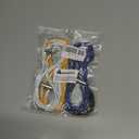 4PCS 4 Colors Garbage Can Rubber Bands - 140cm Adjustable Elastic Bands Fit 8-33 Gallon Trash Cans Litter Box - Cord Lord Heavy Duty Garbage Bags Band for Home Office School Picnic Indoor & Outdoor