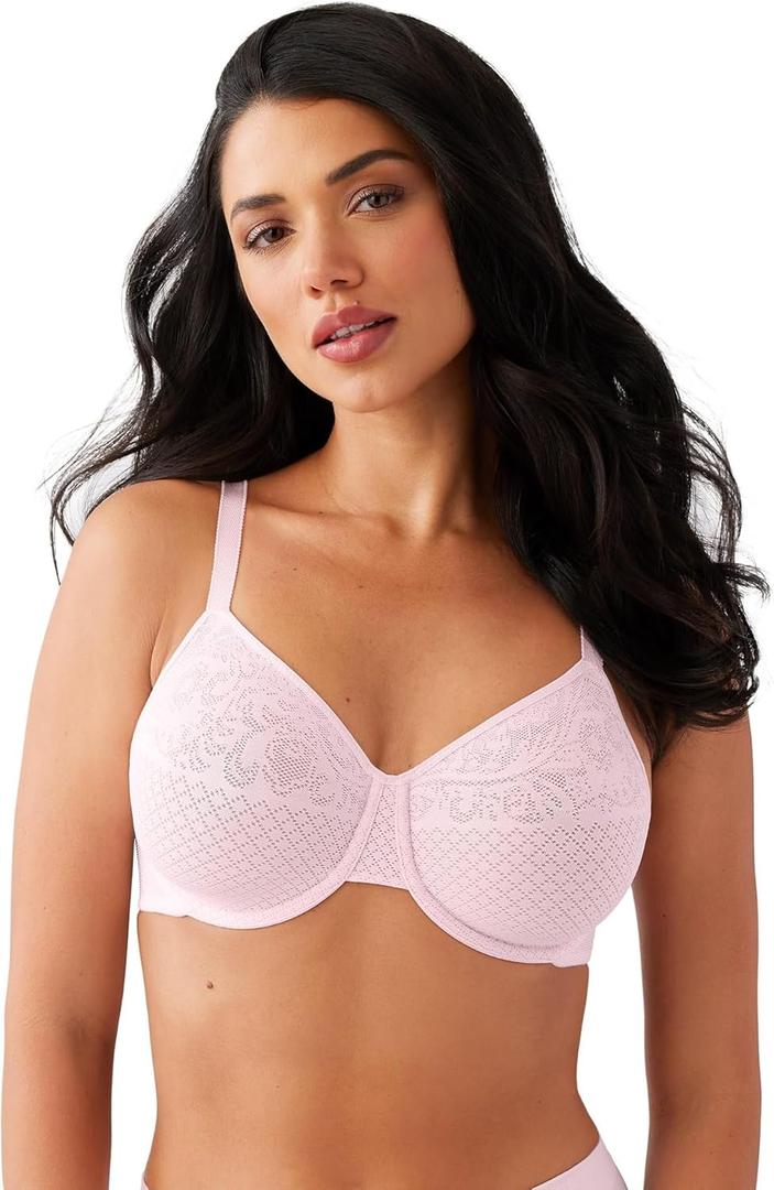 Wacoal Women's Plus Size Visual Effects Unlined Full Coverage Underwire Minimizer Bra, 857210 (36C)