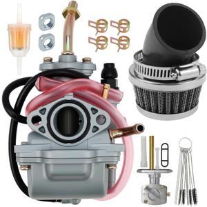 5HN-14101-00-00 Carburetor for Yamaha TTR 90 TTR90 2000-2003 TTR90E 2003-05 TTR90EV 2006 TTR90EW 2007 5HN-14101-01-00 5HN-14101-10-00 with Air Filter and Valve Petcock