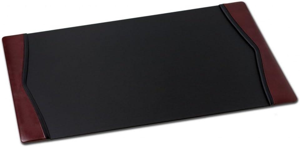 Leather Desk Pad with Side Rails, 20" x 34"