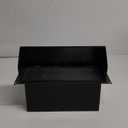 Broan BROAN-639-BLACK Black 639 Wall Cap for 3-1/4" x 10" Duct for Range Hoods and Bath Ventilation Fans
