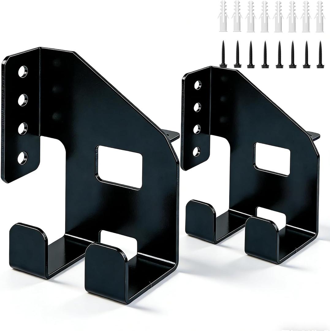 Chainsaw Hanger, Heavy Duty Chainsaw Holder, Universal Garage Storage Organizer for Saws, Wall Corner Mounted Bracket for Garage Shed Organization (2Pack)