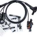 JGbike Shimano MT200 MTB Hydraulic Disc Brake Set for Mountain Bike Bicycle MTB XC Trail, e-Bike, Fat Bike, The Best Upgrade kit for Mechanical Disc Brake (FULL SET_800mm/1500mm hose)