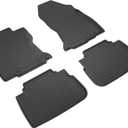 KIWI MASTER Floor Mats for 2019-2024 Subaru Forester Replace OEM J501SSJ030 All Weather Mat Front & 2nd 2 Row Seat TPE Slush Liners Black