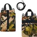 EDC Pocket Organizer,Multipurpose Pocket Pouch with Zipper and Strap,3 Tool Slots with 6 Pocket Storage EDC Gear,Pen,Notebook,Small EDC Pouch for Men