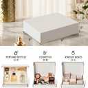 9x6x2 inches Shipping Boxes Set of 50, Corrugated Cardboard Boxes Literature Mailer Boxes Gift Boxes Small Boxes for Shipping Wrapping Mailing Packaging Small Business, White