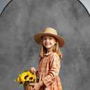 Kate Collapsible Backdrop Pop-up Photo Backdrops Folded Grey Teal for Photography, for Video, for Broadcast, 5x6.5ft