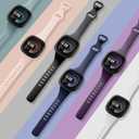 Aceyoon Slim Bands For Women Compatible With Fitbit Versa 4/ Versa 3 / Sense 2/Sense Watch, Durable Soft Thin Sports Watch Wristband Replacement for Fitbit Versa 4/3 Bands, Sense 1/Sense 2 Bands, Small