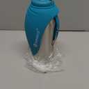 LumoLeaf Portable Dog Water Bottle 27 OZ, Stainless Steel Pet Travel Water Bottle Dispenser for Walking, Hiking and Outdoor, Portable Water Bowl for Large Dogs (Blue)